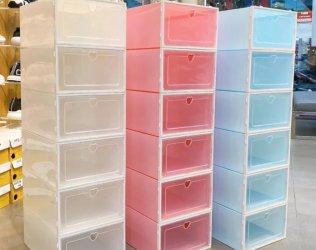Clear Plastic Stackable Co...