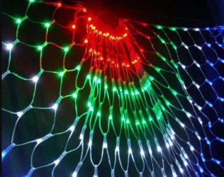 Net Christmas LED Lights w...