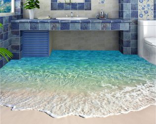 Self-Adhesive 3D Floor Murals