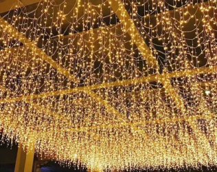 Solar LED Curtain Christma...