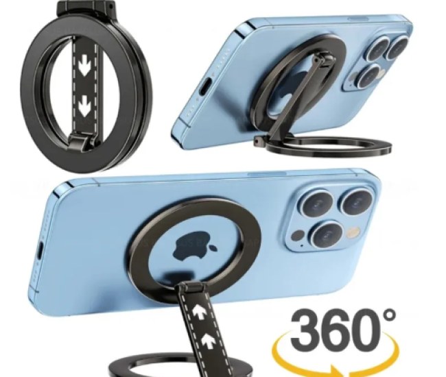 360° Double-Sided Magnetic Phone Ring Stand