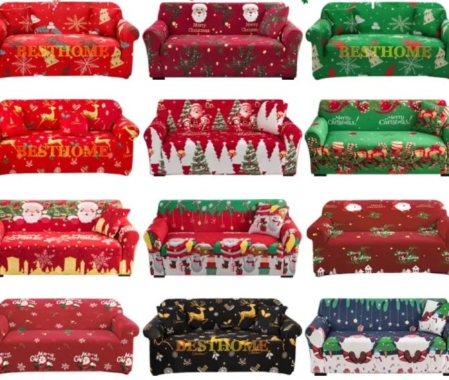 Christmas Sofa Cover for 1/2/3/4 Seater
