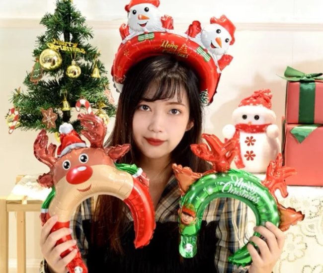 Festive Christmas Headband for Party Needs