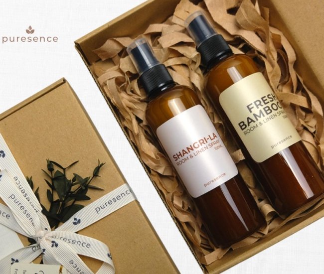 Puresence Room And Linen Spray Christmas Gift Set