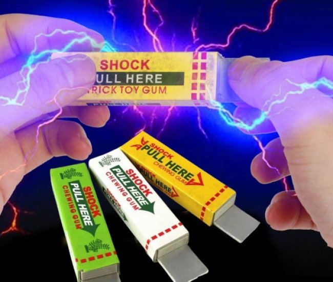 Shock-a-Chew: The Electric Prank Gum