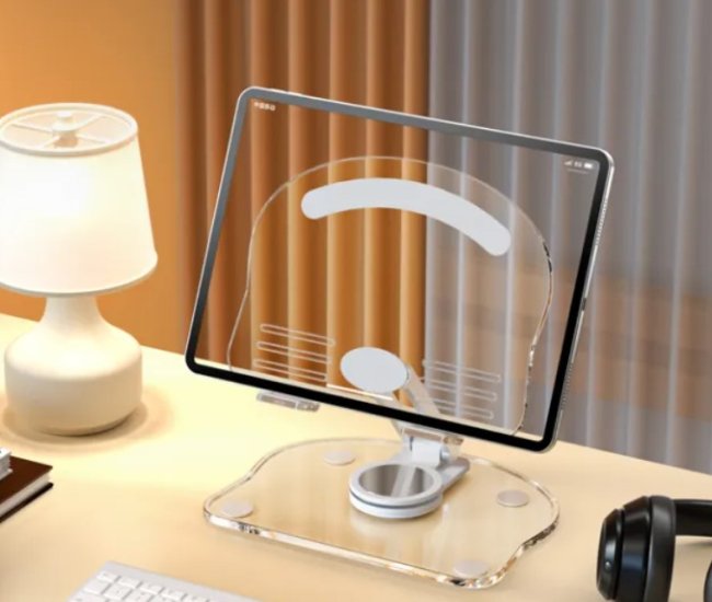 Transparent Acrylic Tablet Stand