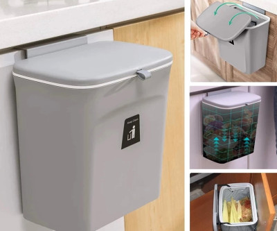 9L Wall Mounted Trash Can